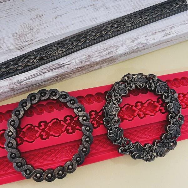 Essential Border Silicone Mold – Dadarkar Art, Resin, Clay, Food Safe