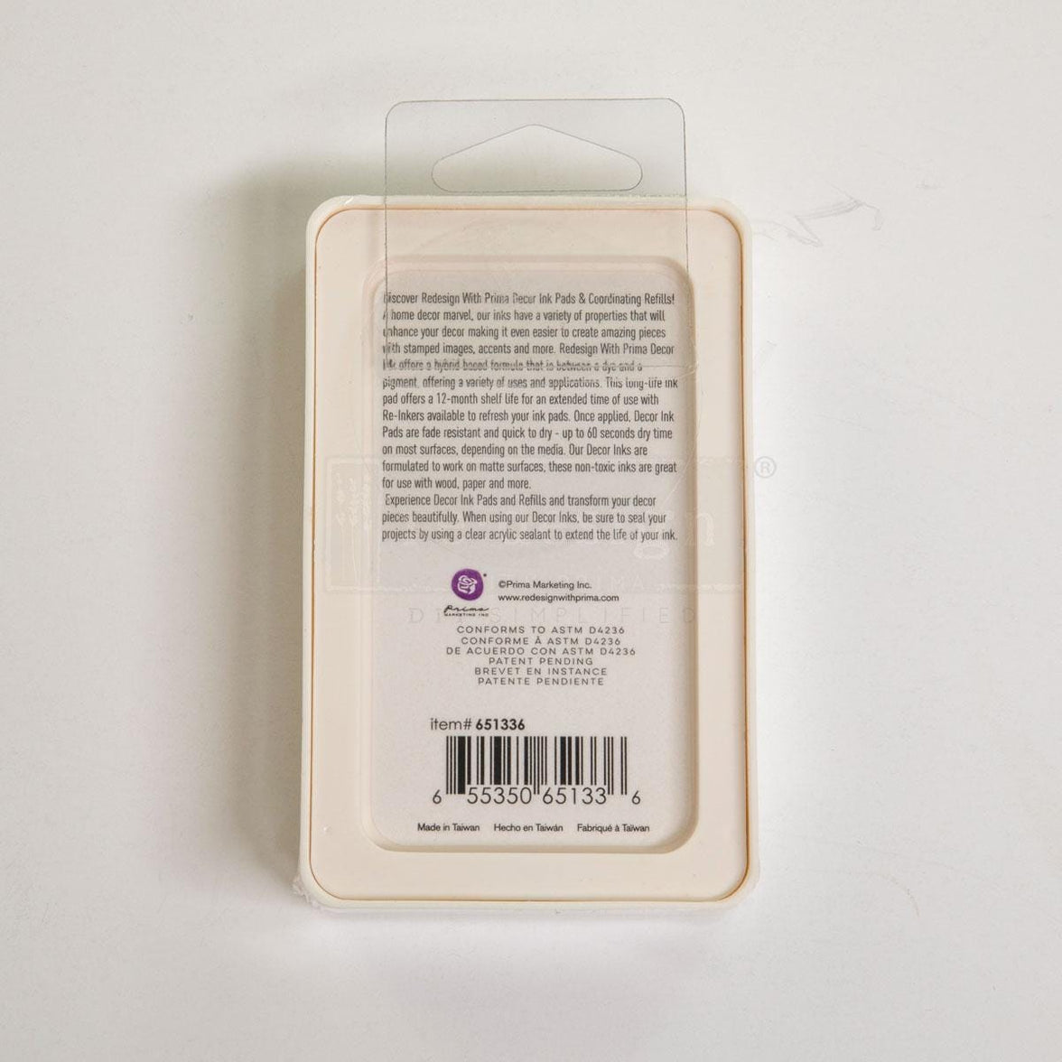 Redesign With Prima Decor Ink Pad - Black, Refillable