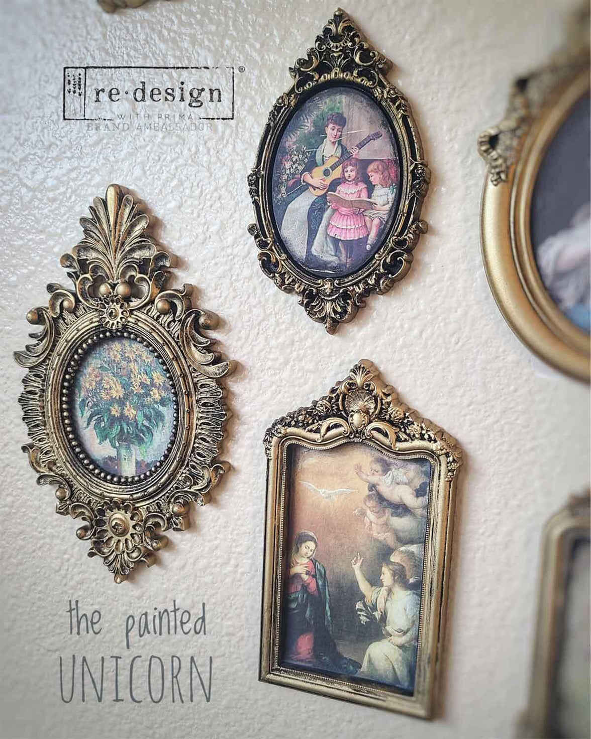 Floral Ambiance Rub-On Transfer - ReDesign with Prima, A4