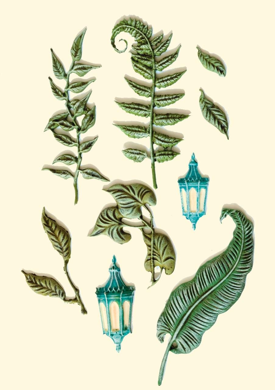 Fern Mold - LaBlanche Fern Greenery Mold - Silicone Mold, DIY Crafts, Casting Molds, Upcycling, Candy Mold, Flower Molds, Trim Casting Molds