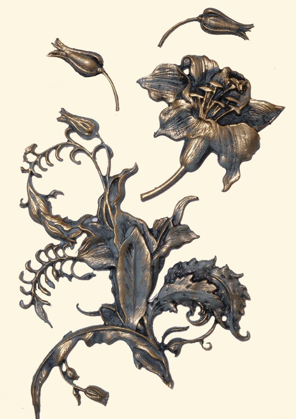 Lily Mold - LaBlanche Lily Flower Mold - Silicone Mold, Casting Mold, Upcycling, Flower Mold, Lily Flower Candy Mold, Flower Chocolate Molds