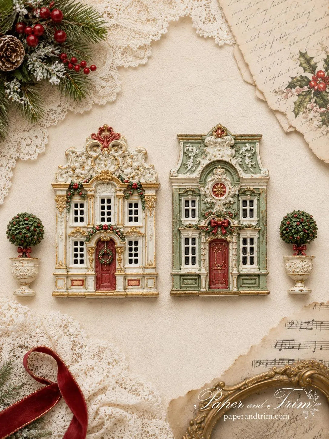 Baroque Houses Silicone Mould – LaBlanche House Mould