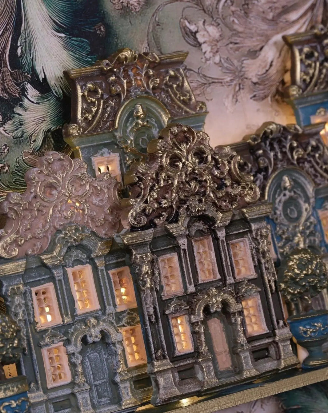 Baroque Houses Silicone Mould – LaBlanche House Mould