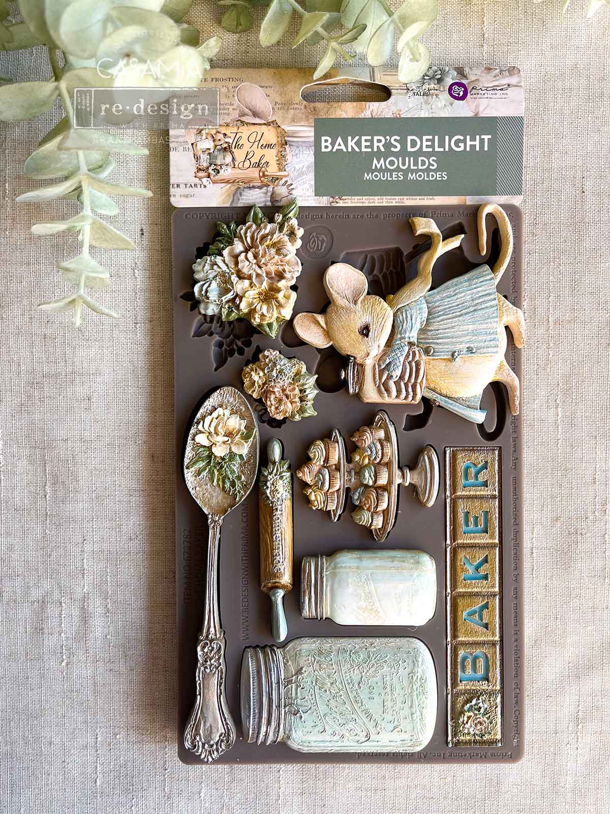 The Home Baker Collection Mould - Baker’s Delight - 1 pc, 5"x8"x8mm
