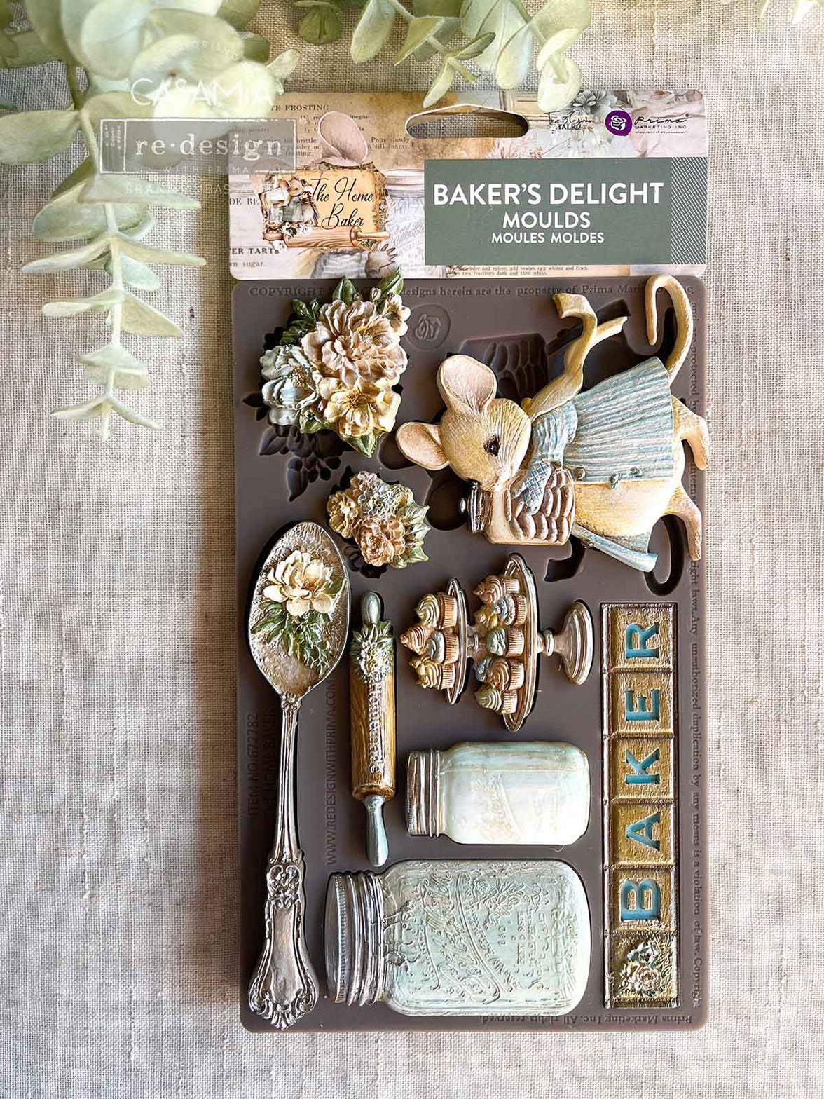 The Home Baker Collection Mould - Baker’s Delight - 1 pc, 5"x8"x8mm