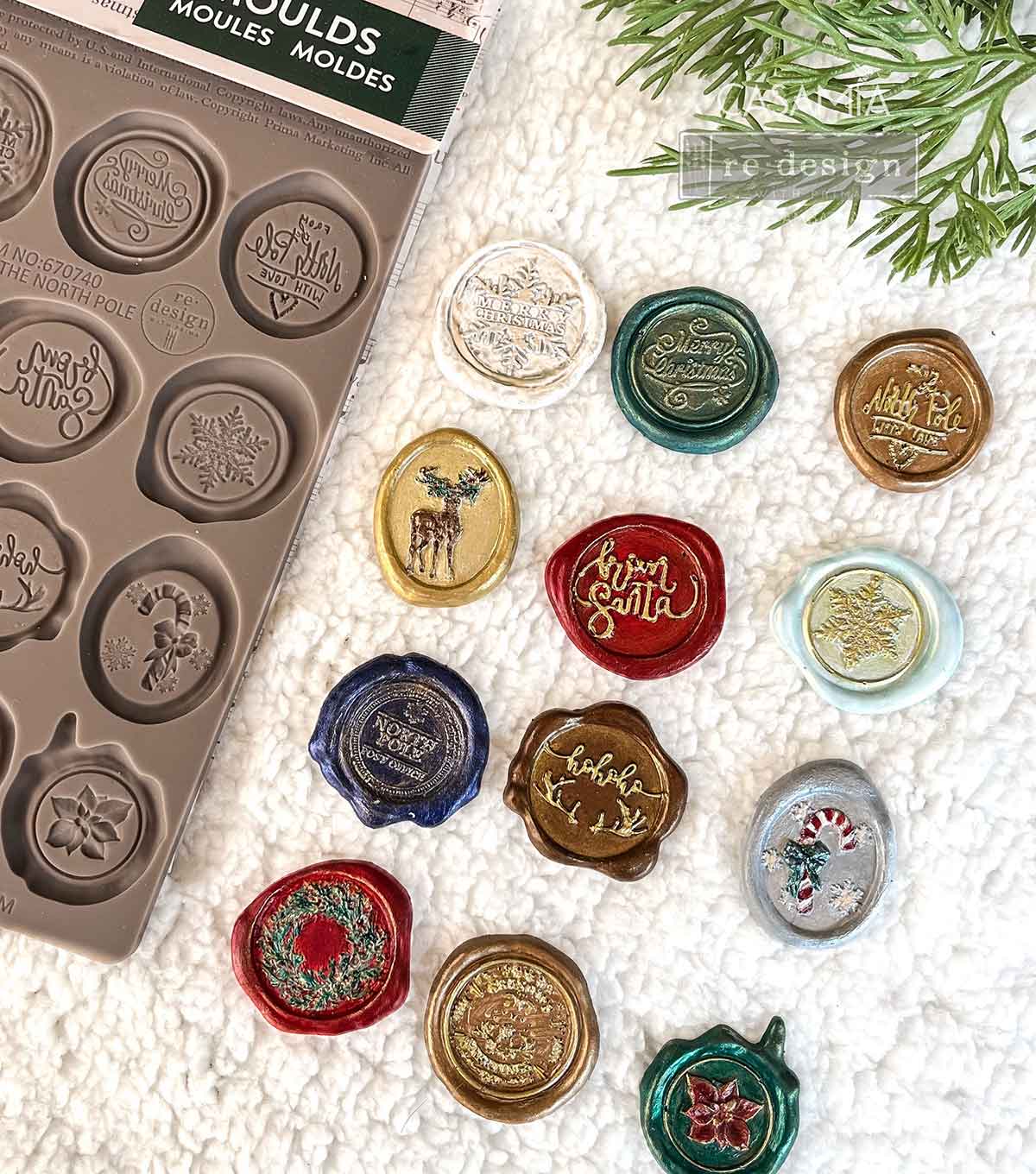 Wax Seal Mould, North Pole Collection, Christmas Seals