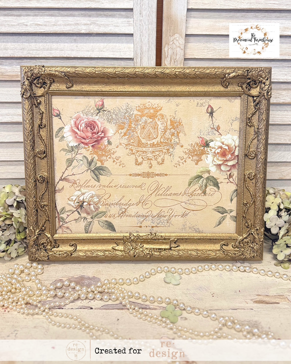 Queens Glory Transfer, Maxi Transfers® - Queen's Glory - 2 sheets, 12"x12"