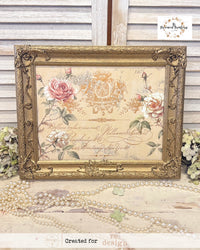 Queens Glory Transfer, Maxi Transfers® - Queen's Glory - 2 sheets, 12"x12"