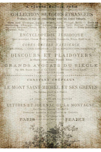 French Grain Sack 3 sizes, rice paper design by Decoupage queen, arts & entertainment > hobbies & creative arts > arts & crafts, for decoupage and crafting