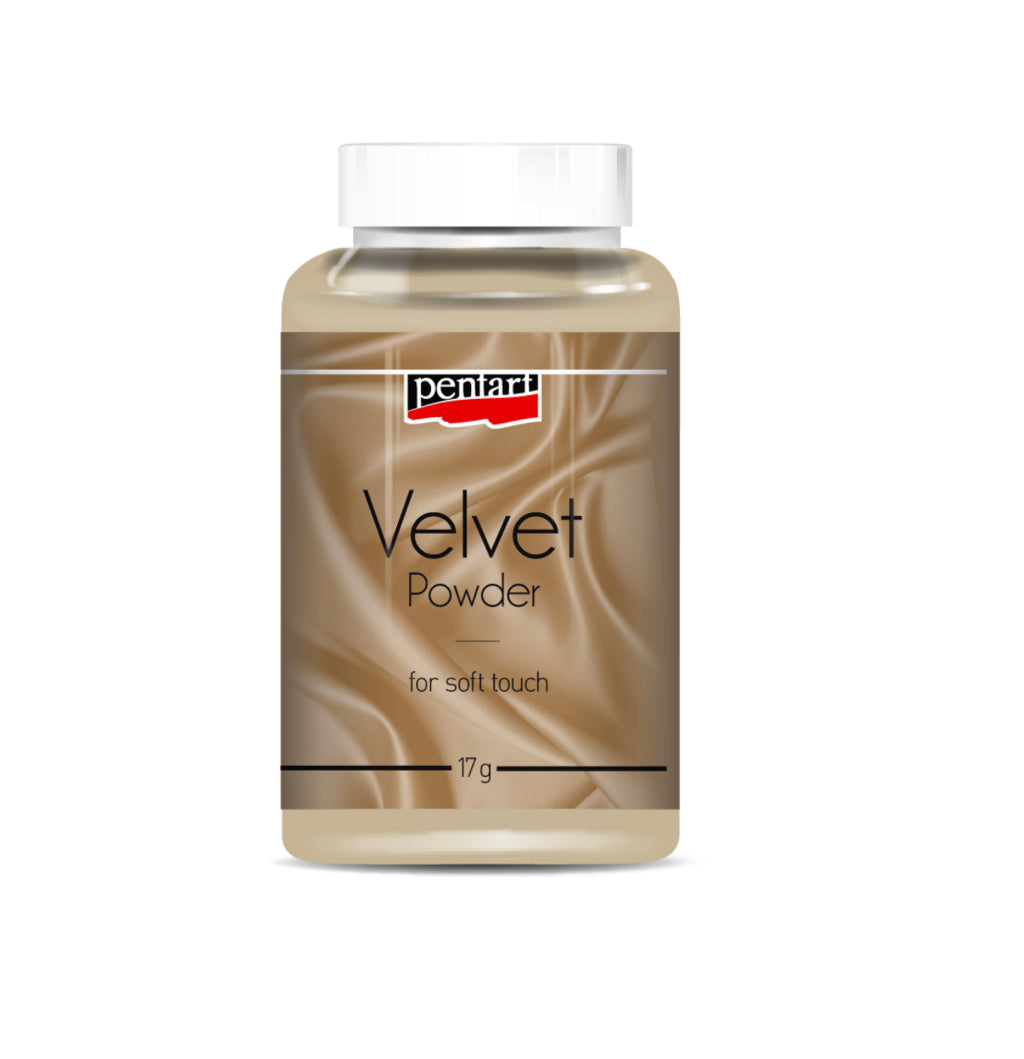 Pentart Velvet Powder, 2 Sizes, design by Pentart, arts & entertainment > hobbies & creative arts > arts & crafts, for decoupage and crafting