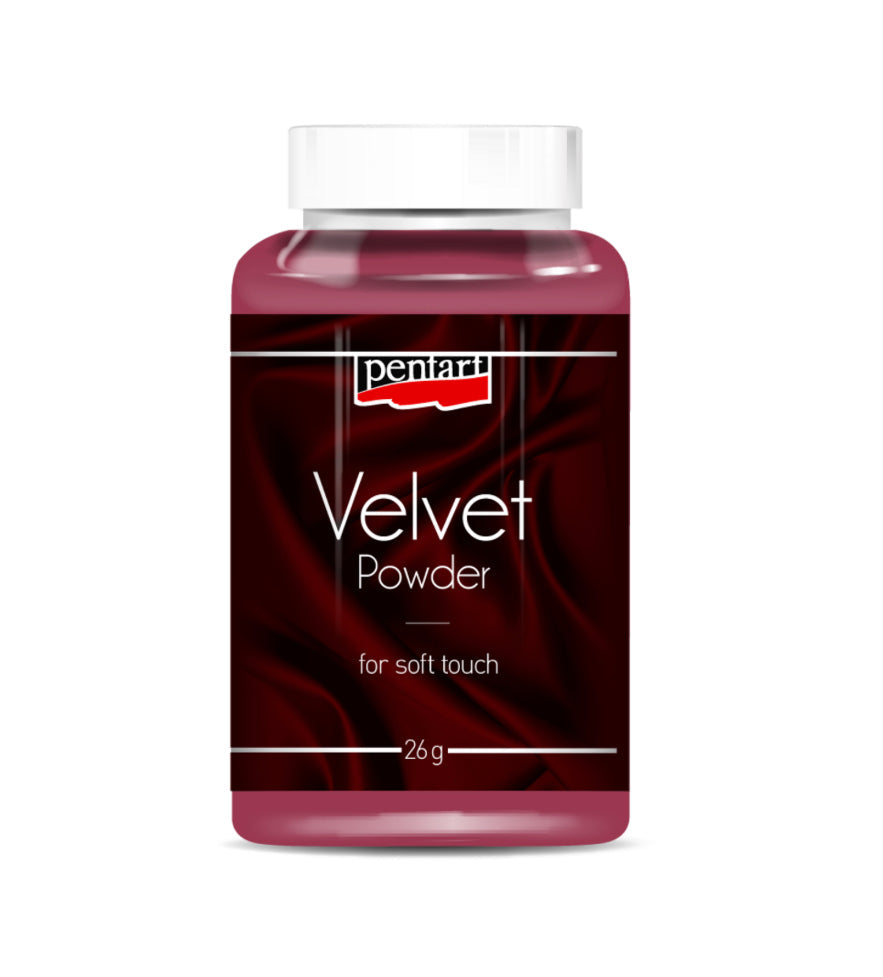 Pentart Velvet Powder, 2 Sizes, design by Pentart, arts & entertainment > hobbies & creative arts > arts & crafts, for decoupage and crafting