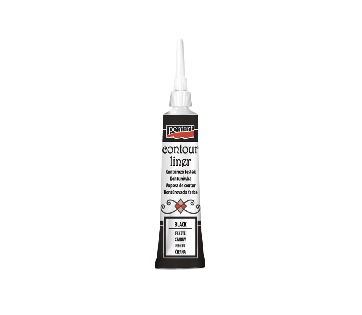 Pentart Contour liner 20ml, design by Pentart, hardware > tools > paint tools, for decoupage and crafting