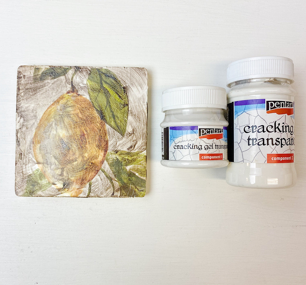 Pentart Transparent Cracking Gel, design by Pentart, arts & entertainment > hobbies & creative arts > arts & crafts, for decoupage and crafting