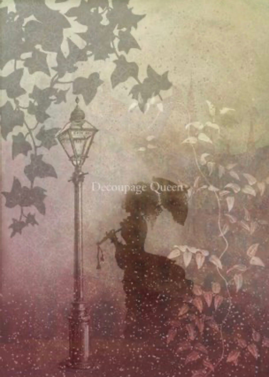 Dainty and the Queen Through the Mist, rice paper design by Decoupage Queen, office supplies > general office supplies > paper products, for decoupage and crafting