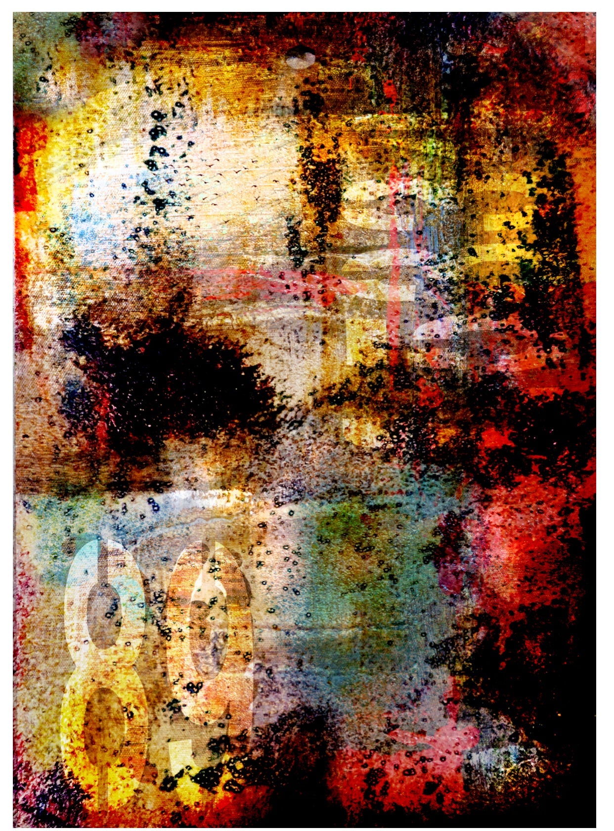 Industrial Erosion Paper, rice paper design by Decoupage Queen, arts & entertainment > hobbies & creative arts > arts & crafts, for decoupage and crafting