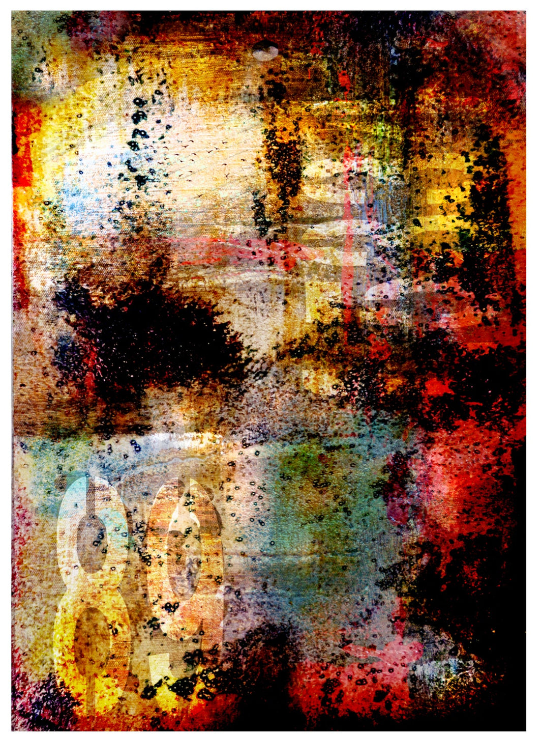 Industrial Erosion Paper, rice paper design by Decoupage Queen, arts & entertainment > hobbies & creative arts > arts & crafts, for decoupage and crafting