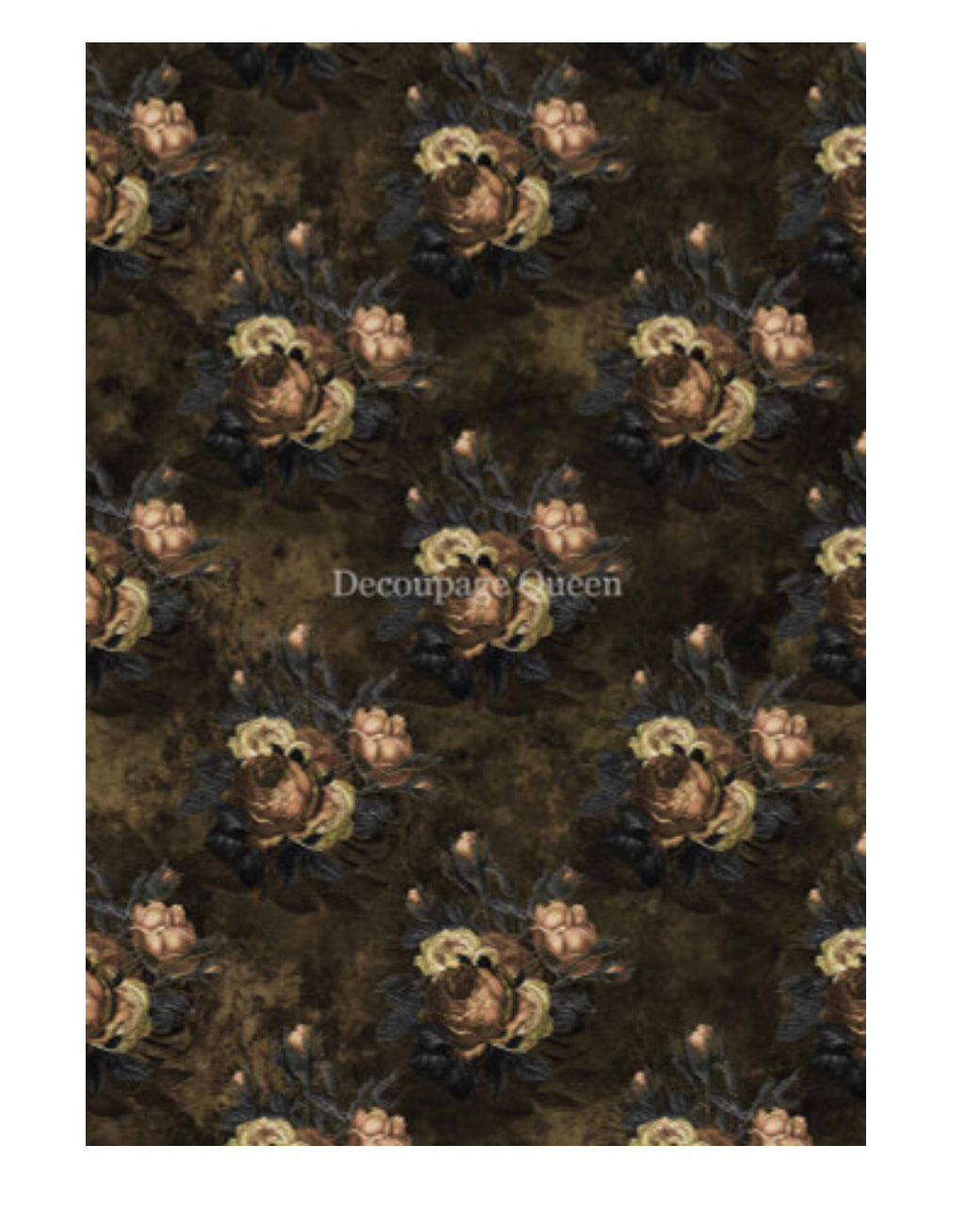 Forest Lore Fall Flowers, rice paper design by Decoupage queen, arts & entertainment > hobbies & creative arts > arts & crafts, for decoupage and crafting