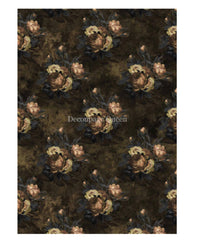 Forest Lore Fall Flowers, rice paper design by Decoupage queen, arts & entertainment > hobbies & creative arts > arts & crafts, for decoupage and crafting