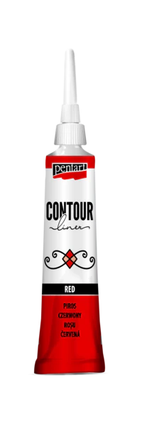 Pentart Contour liner 20ml, design by Pentart, hardware > tools > paint tools, for decoupage and crafting