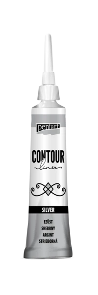 Pentart Contour liner 20ml, design by Pentart, hardware > tools > paint tools, for decoupage and crafting