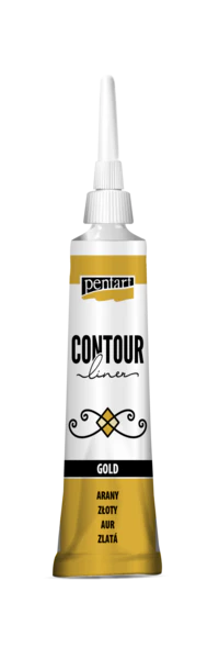 Pentart Contour liner 20ml, design by Pentart, hardware > tools > paint tools, for decoupage and crafting