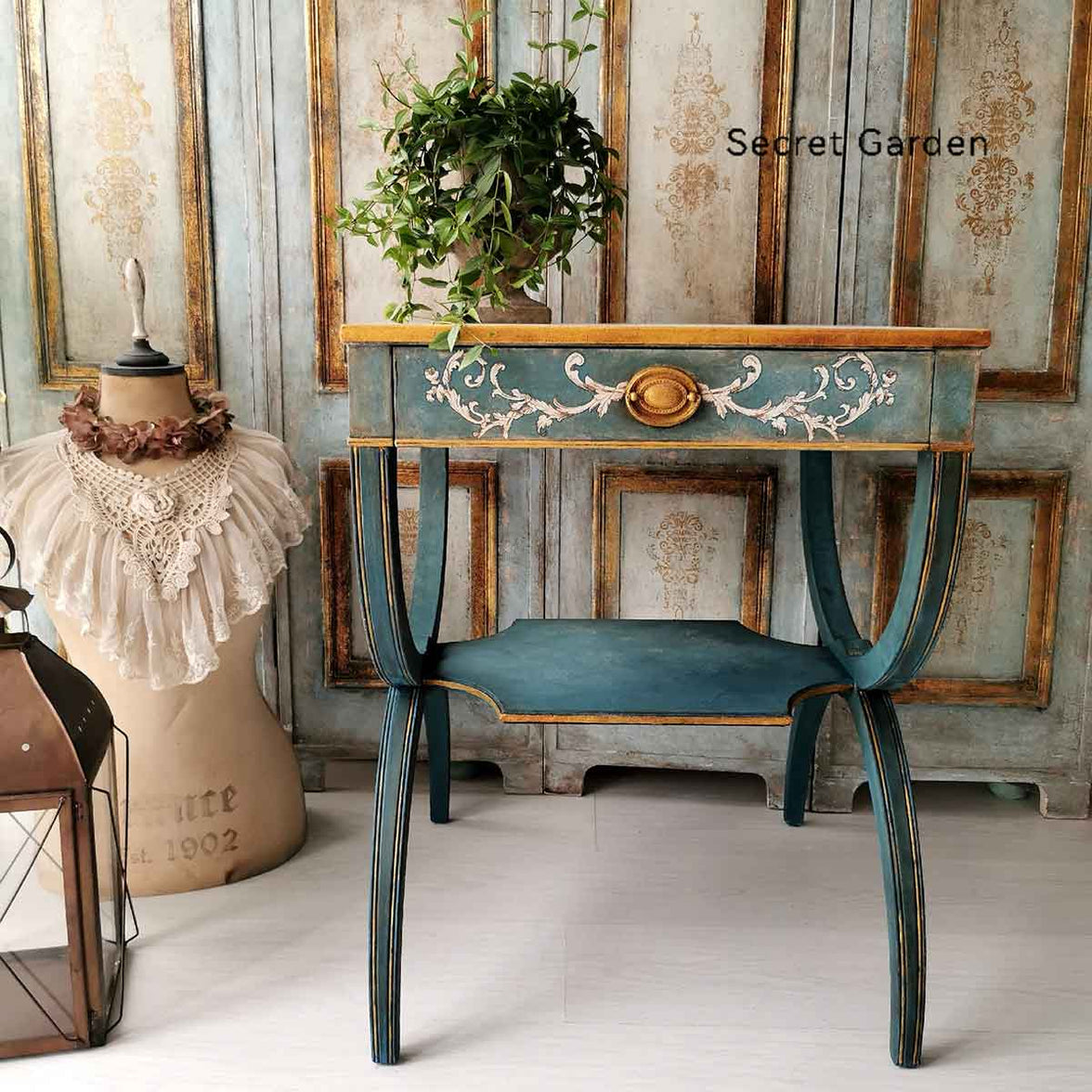 Alaina Toile Decor Transfer - French Inspired Transfer, Decor Transfer, 24″x35″, cut into 2 sheets