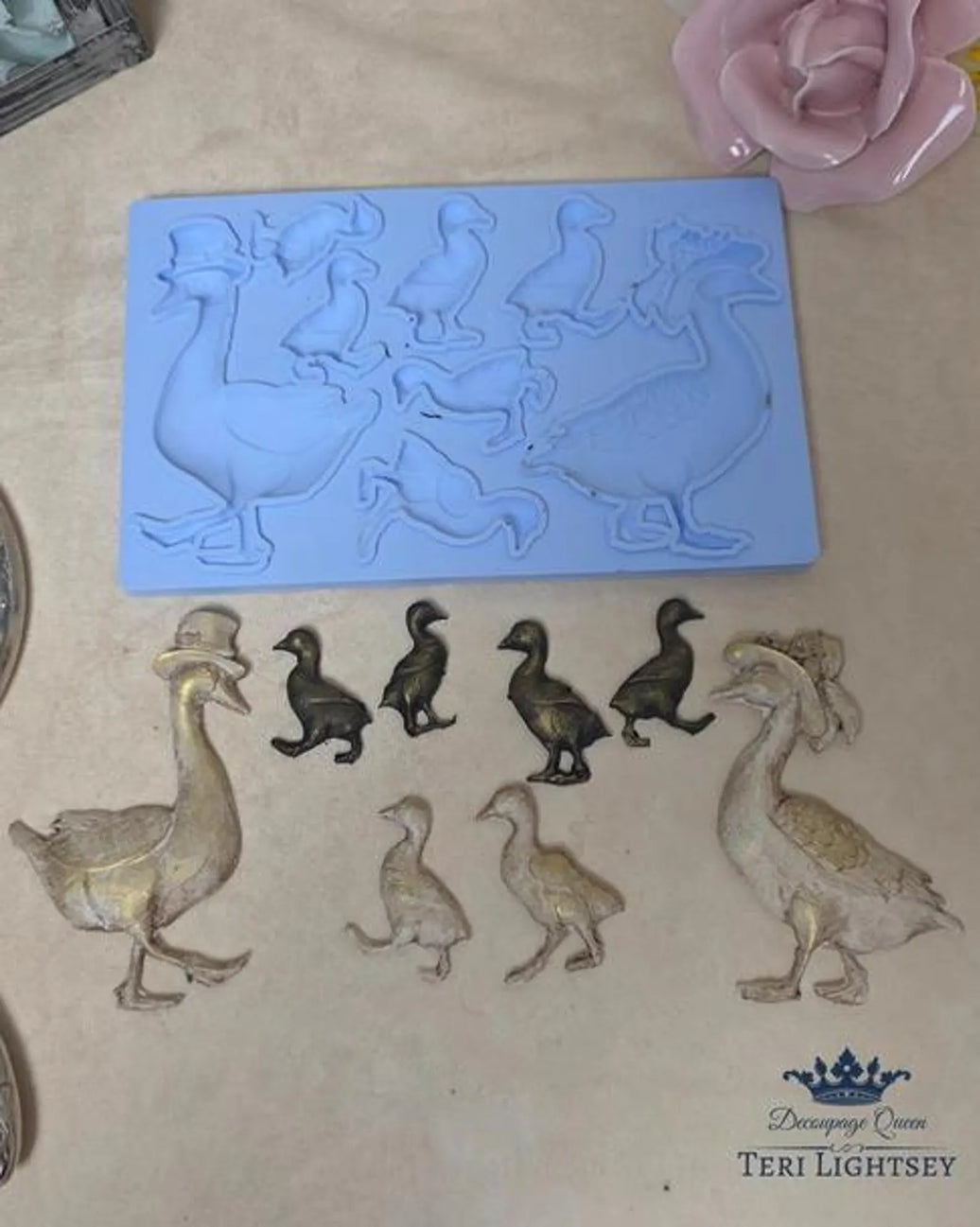 Family of Geese Silicone Mould – LaBlanche (New for 2026)