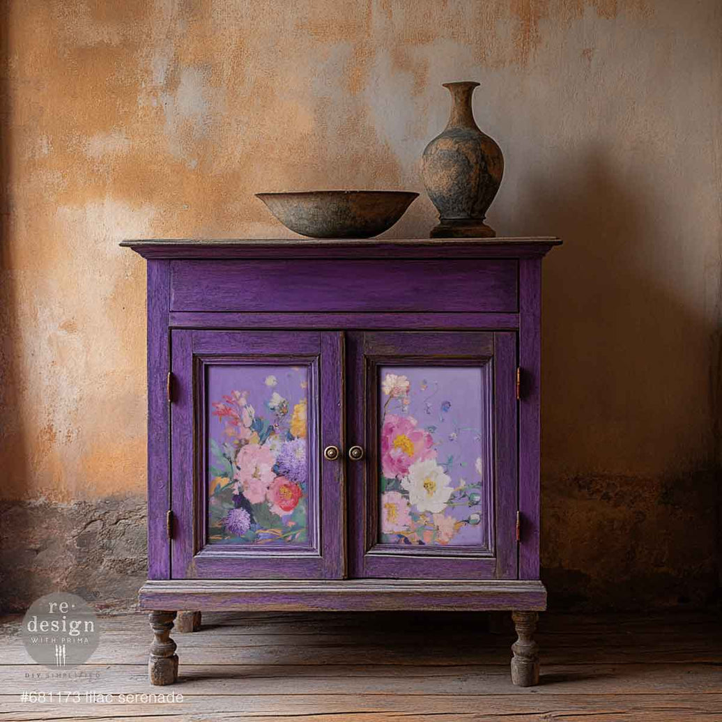 A3 Decoupage Fiber - Lilac Serenade, A3 Decoupage Fiber