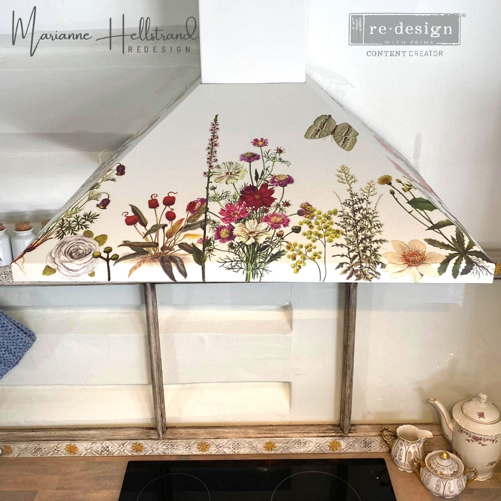 Re.Design Decor Transfers - Floral Collection Transfer, Wall Flower Transfers