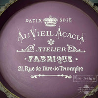 Decor Stencil - Satin Soie Stencil, Ornate Stencil