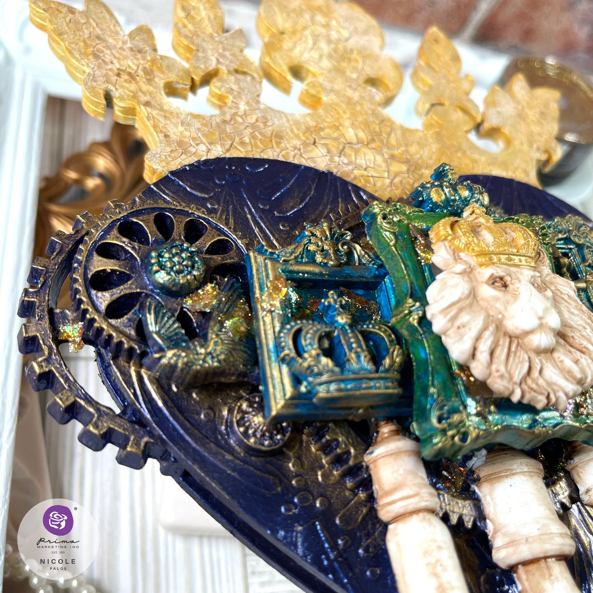 Finnabair Moulds – Regalia, Silicone Mould, Crown Mould