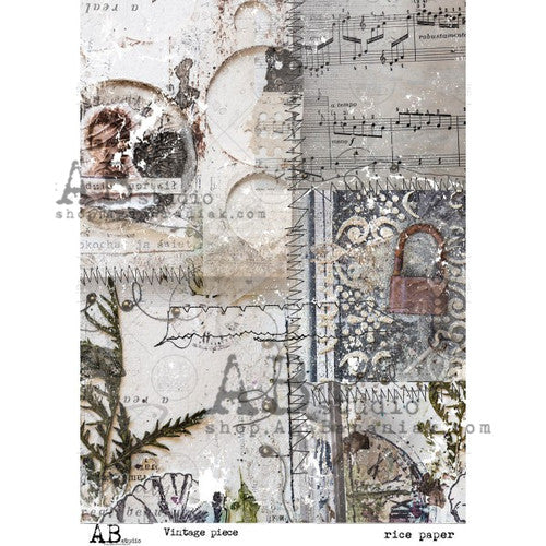 AB Studios Rice Paper A4 Vintage Piece