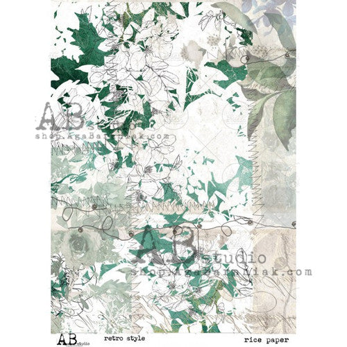 AB Studios Rice Paper A4 Emerald Queen 1