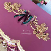 Decor Poly - Lush Reverie Left - 10.5"x7"x0.5" (26.7cmx17.8cmx1.3cm)
